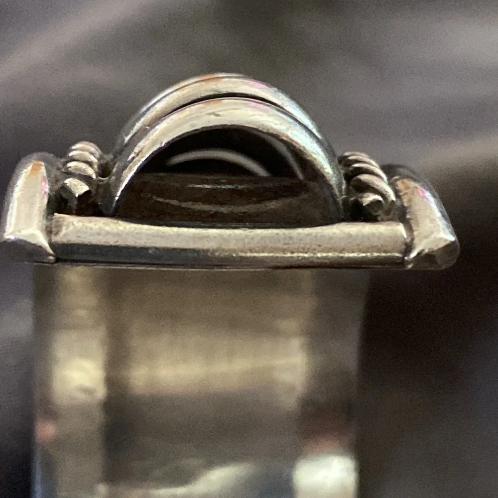 Priscilla Apache Navajo Designed Sterling Silver Cuff Bracelet - Picture 7 of 9